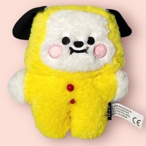 3/$10 Line Friends Plushie 8” BT21 Chimmy Flat Fur Doll Stuffed Yellow
